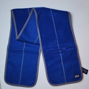 GAP Blue Fleece Kids Scarf with Pocket